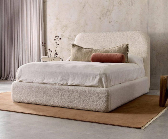 Bouclé Burrow Bed - Image 1